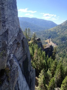 The station, as seen from Lover's Leap